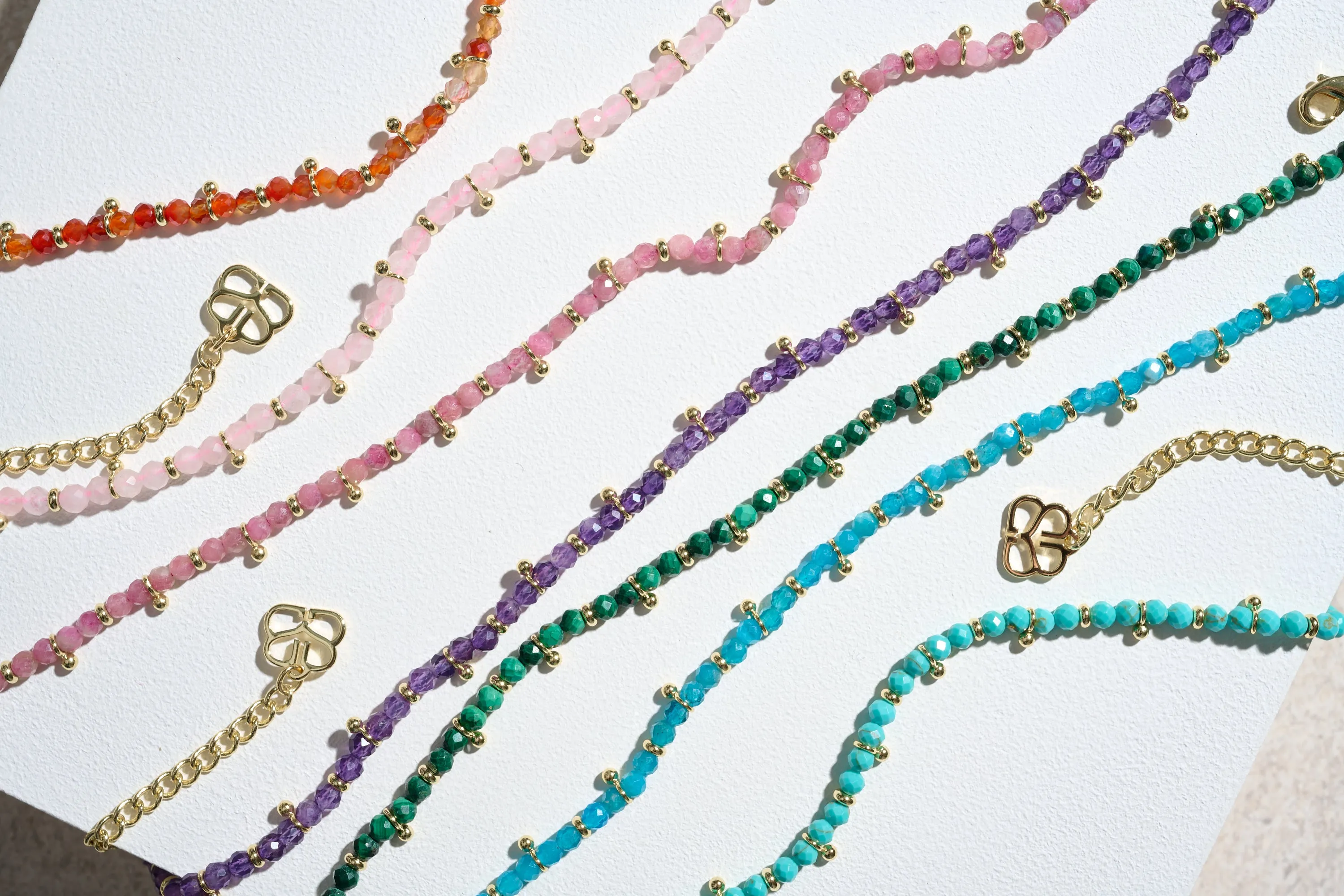 Salus Malachite Gemstone Gold Necklace