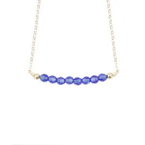 September Birthstone Necklace