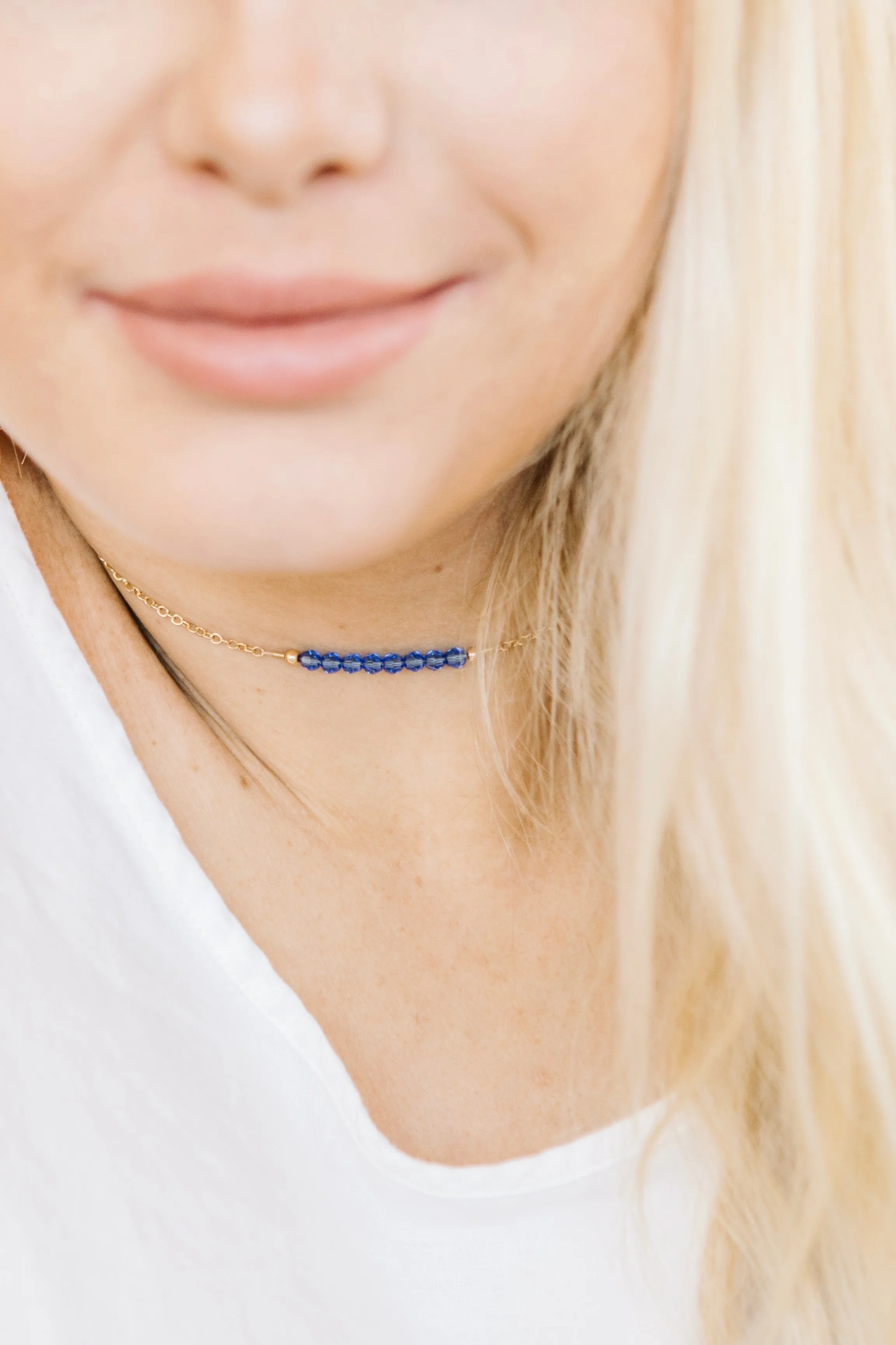 September Birthstone Necklace