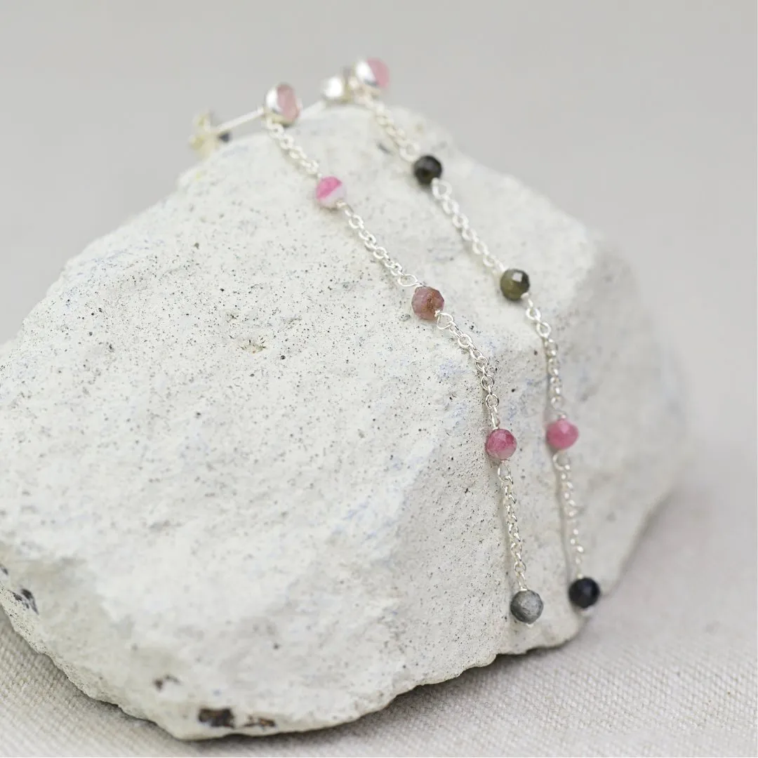 Serene Path Gem Earrings