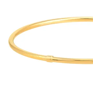 Slip-On Polished Tube Bangle