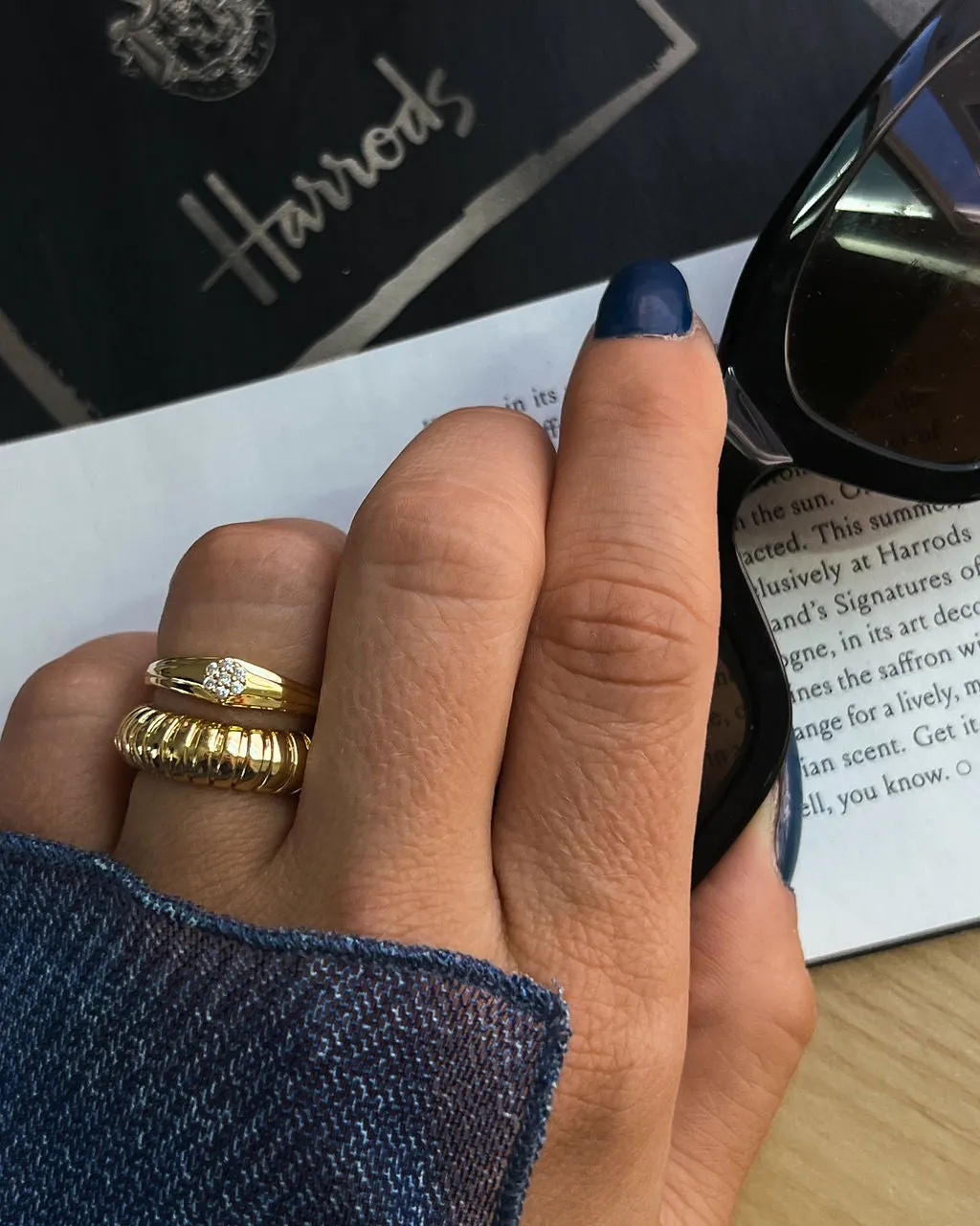 Snake Chain Ring- Gold