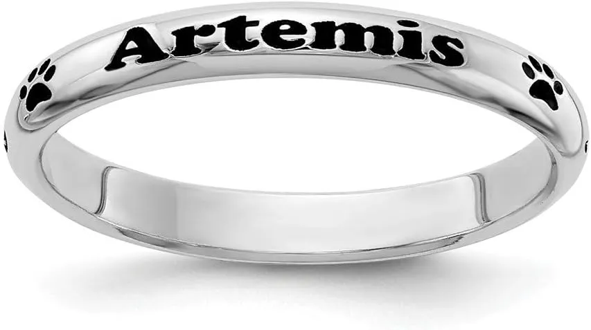 Solid 925 Sterling Silver Stackable 3mm Classic Dome Band Wedding Anniversary Ring