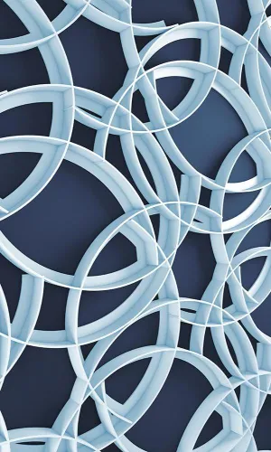 Solstice Abstract Dimensional Rings Wallpaper 2001025