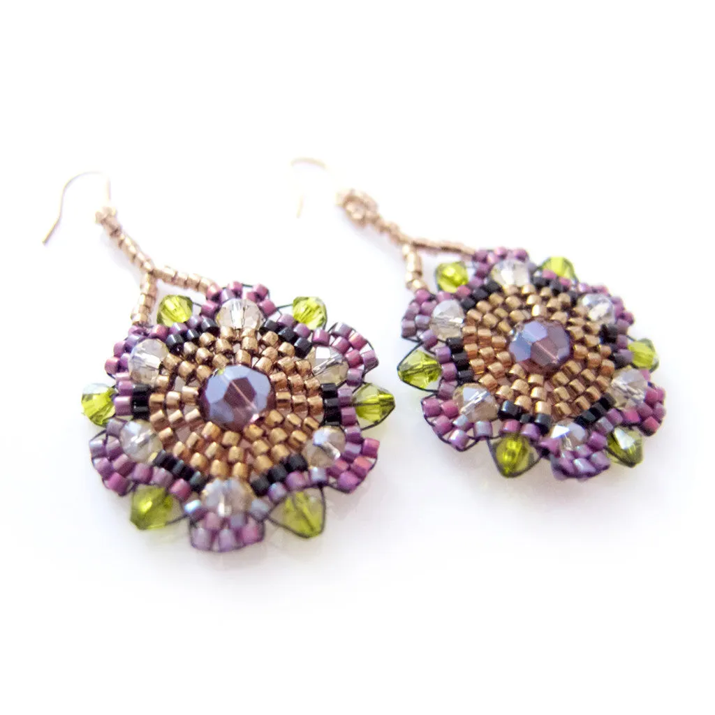 Spanish Bohemian Beaded Earrings