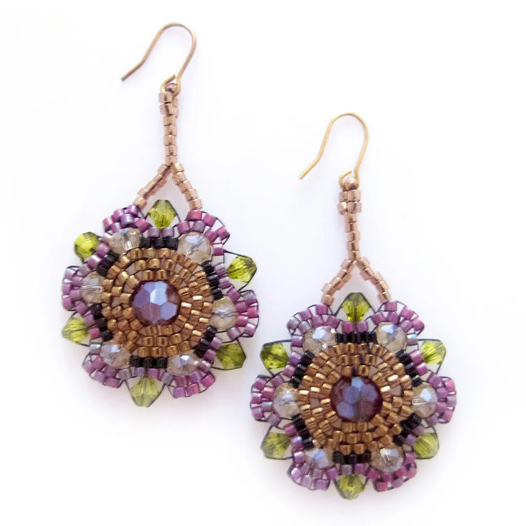 Spanish Bohemian Beaded Earrings