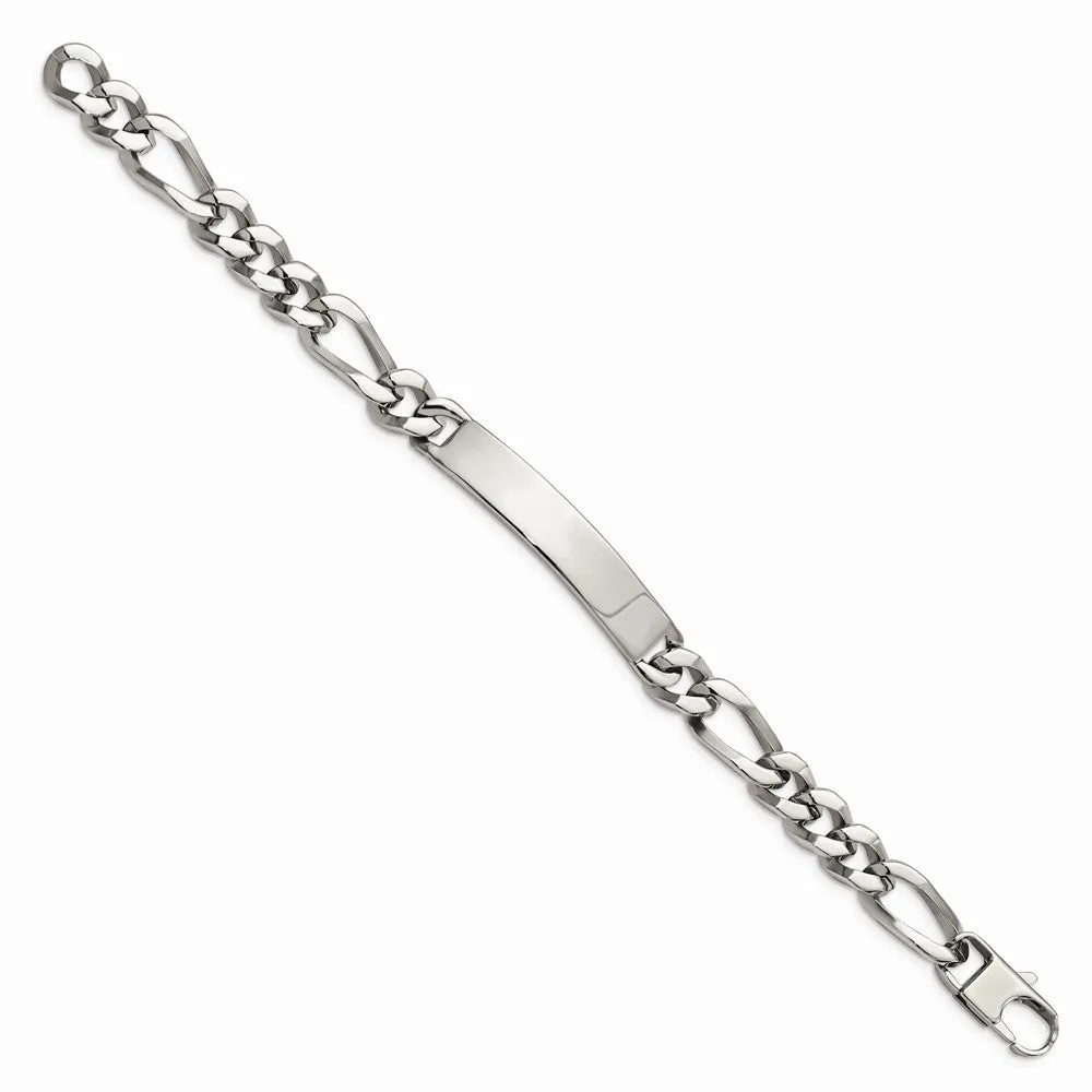 Stainless Steel Polished Large ID Bracelet