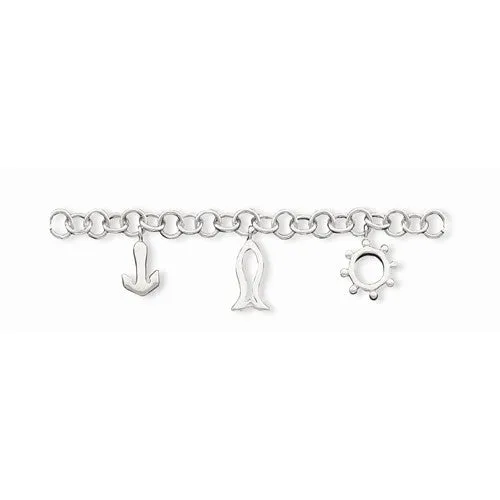 Sterling Silver Marine Charm