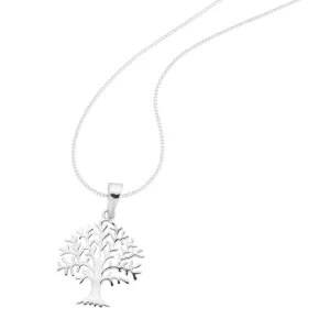 Sterling Silver Tree Of Life Pendant Necklace
