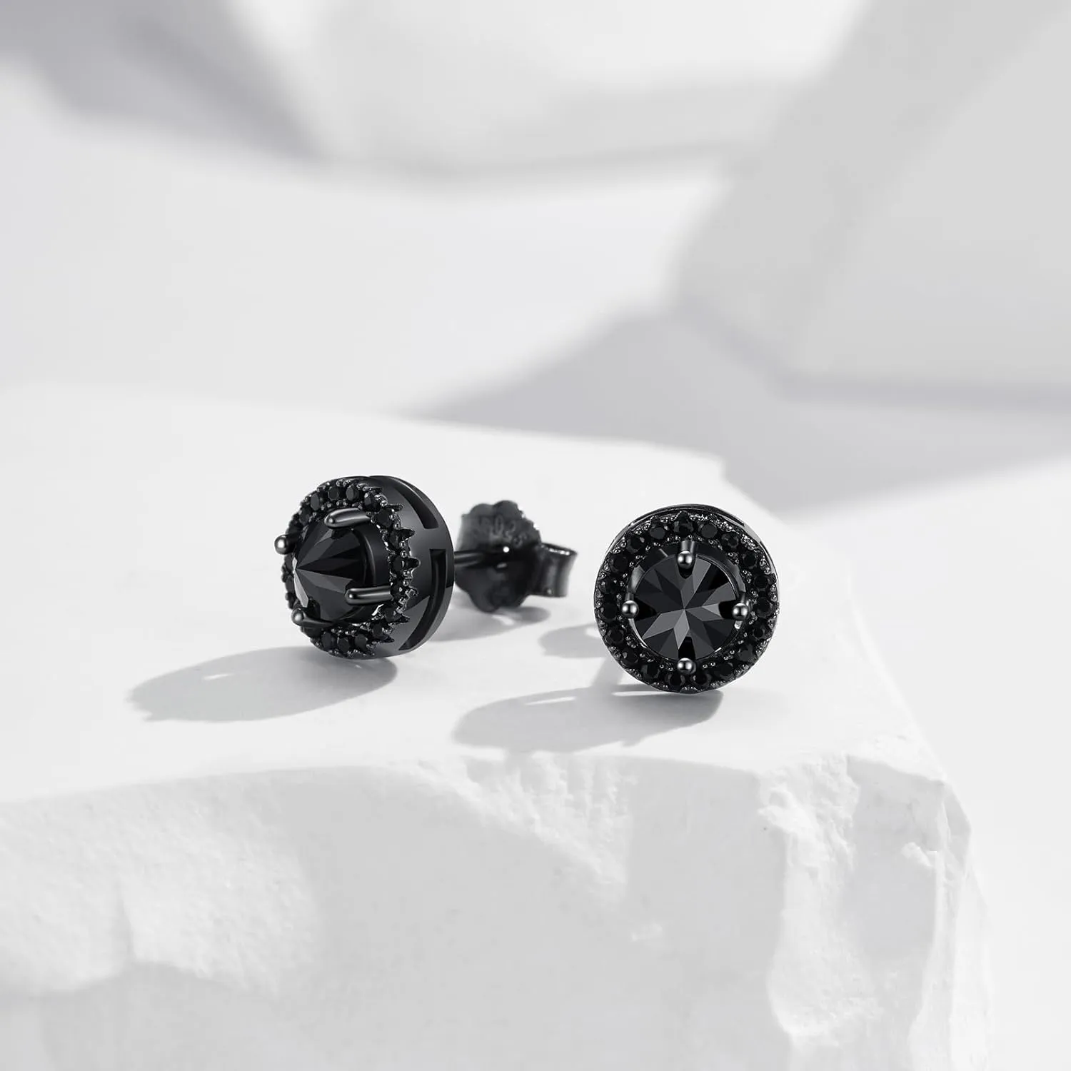 Stud Earrings 925 Sterling Silver Stud Earrings for Mens Womens Pierced Mens Earrings Jewelry Gift for Father's Day Gifts
