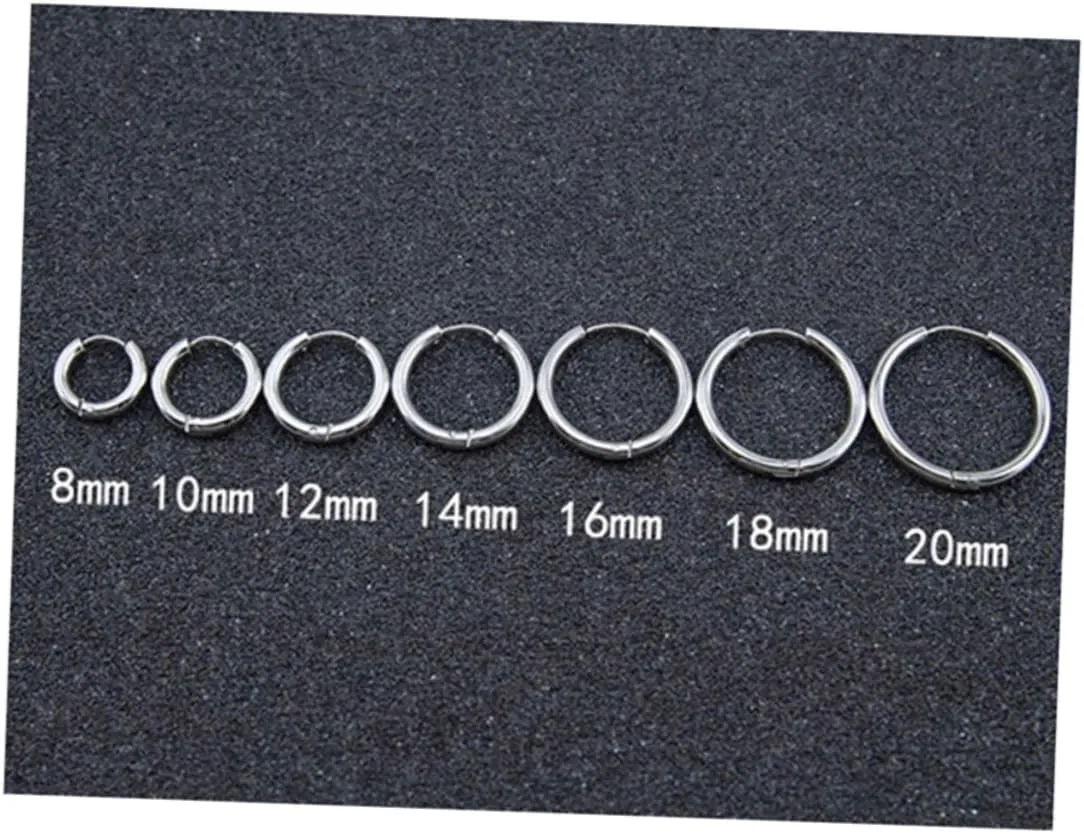 Studs Earrings for Men Nose Earrings Clip on Hoop Earrings Men Earrings Ear Studs Clip on Hoop Earrings