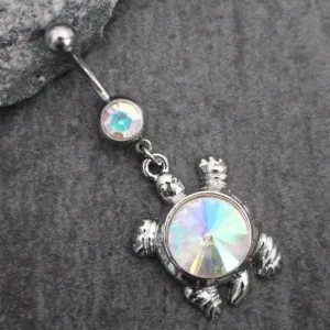 Surf Turtle Belly Ring
