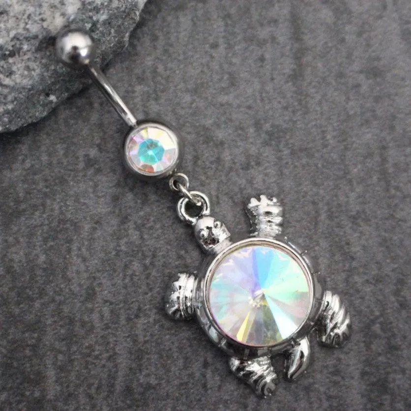 Surf Turtle Belly Ring