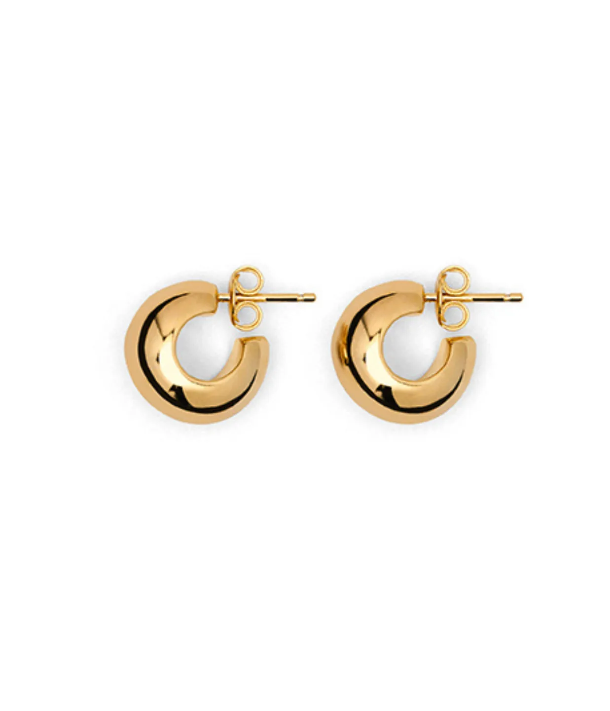 The Simone Earrings in Gold