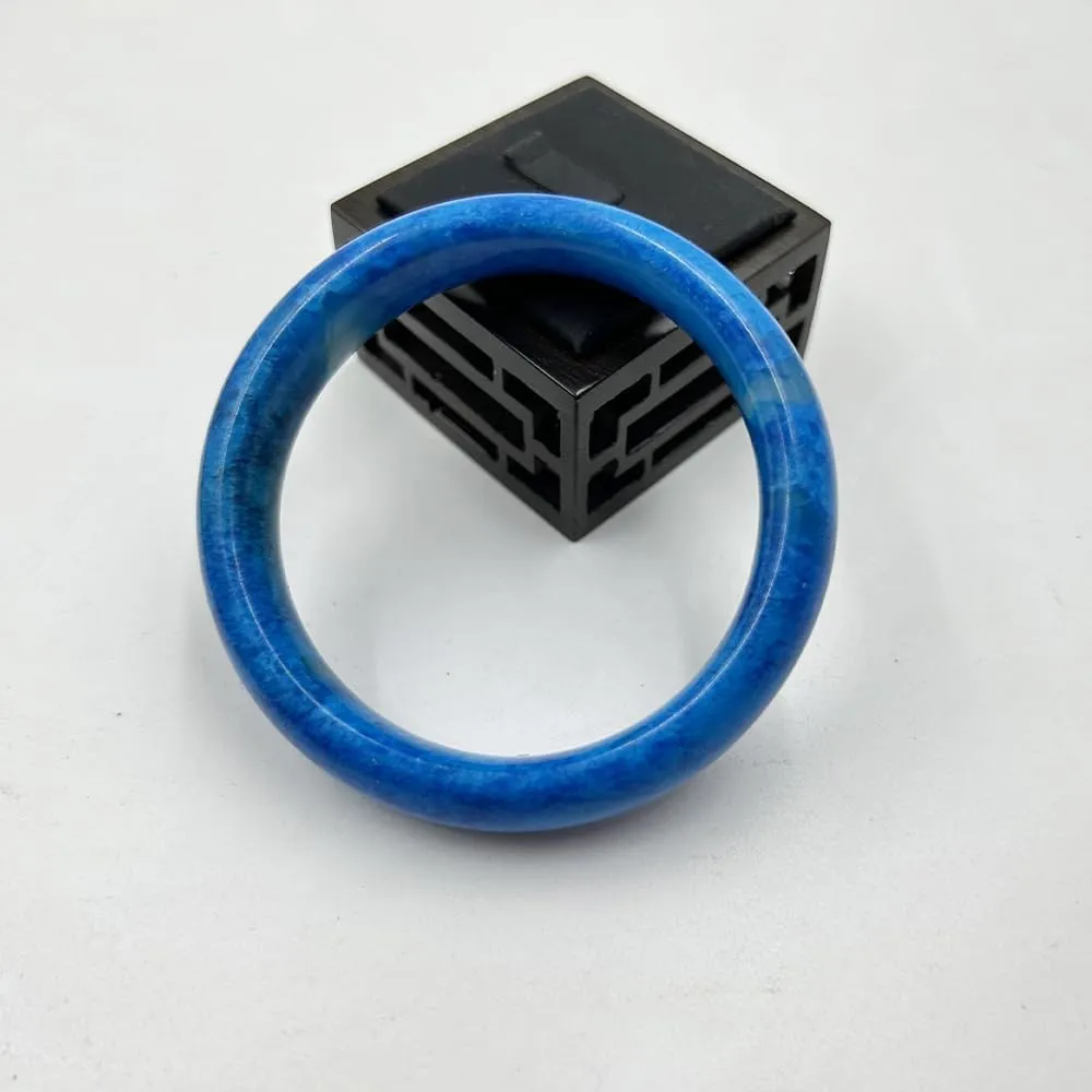 URED Jade Bangle Bracelet for Women Green Jade Bracelet Pink Jade Bangle Blue Jade Bangle Chinese Feng Shui Bracelet Good Luck Wealth Bangle Yellow Stone Bangle