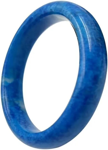 URED Jade Bangle Bracelet for Women Green Jade Bracelet Pink Jade Bangle Blue Jade Bangle Chinese Feng Shui Bracelet Good Luck Wealth Bangle Yellow Stone Bangle