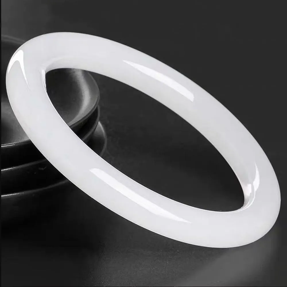 URED Natural Jade Bangle Bracelet for Women Bangle Chinese Feng Shui Bracelet Women Jade Bangle Hetian Jade