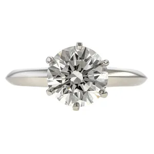 Vintage Tiffany & Co. Engagement Ring, RBC 2.02ct.