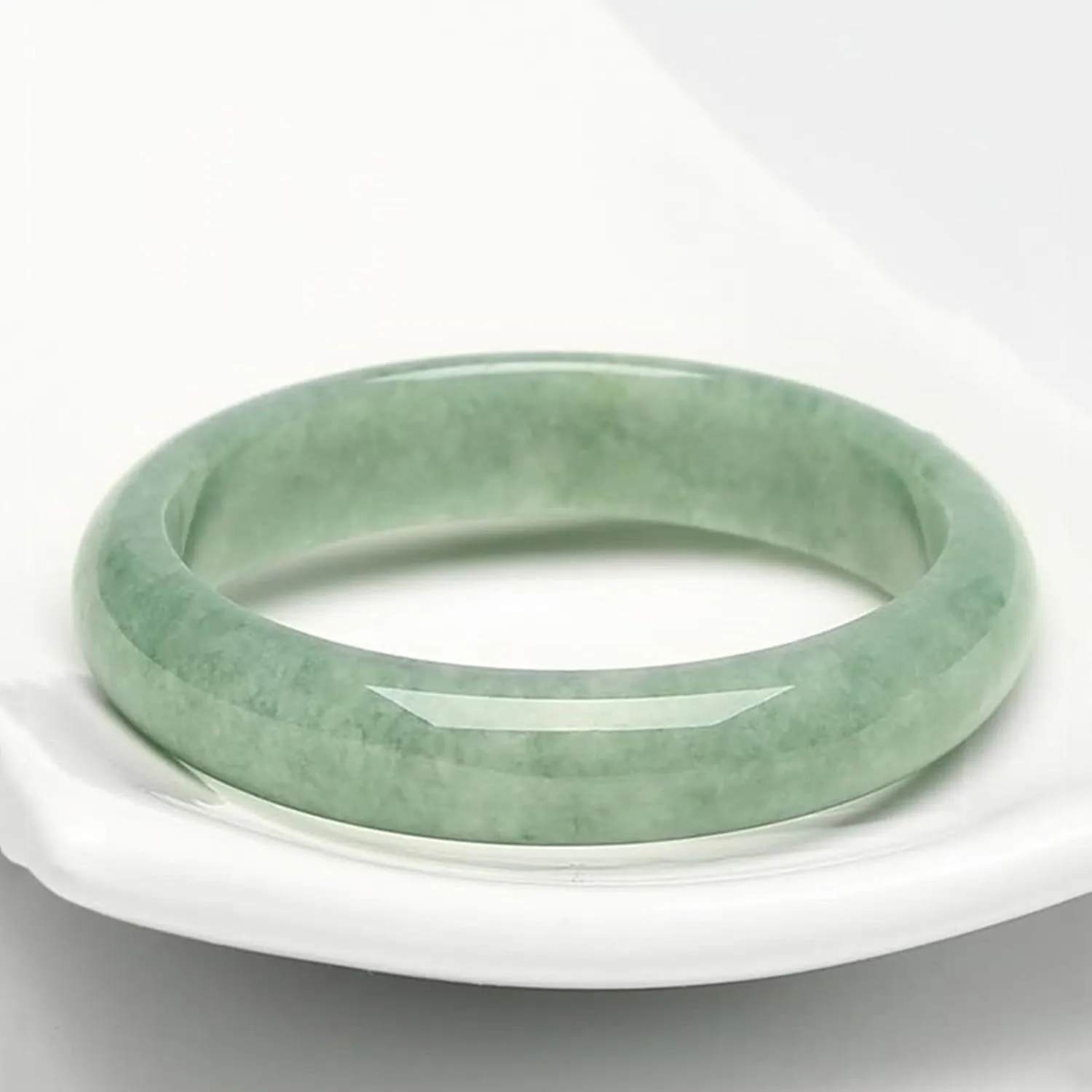 Women Natural Jade Bangle Classical Retro Chinese Style Jade Bracelets Fashion Jewellery With Gift Box Packaging