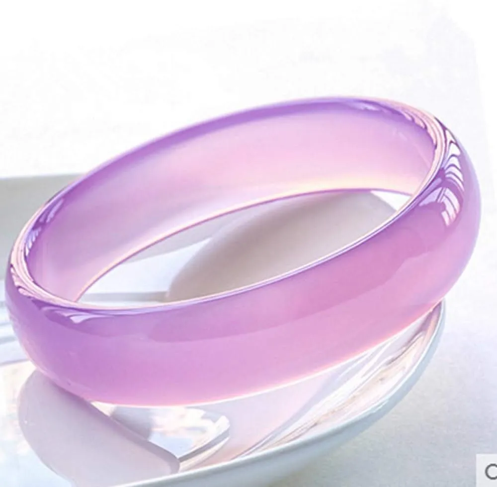 Women's Bracelet, Women's Bangle Bracelet, Pink Jade Bracelet, Hetian Jade, Agate and Chalcedony, Ladies Bracelet, Suitable As A for Women, Jewelry, 52-62mm,58mm,