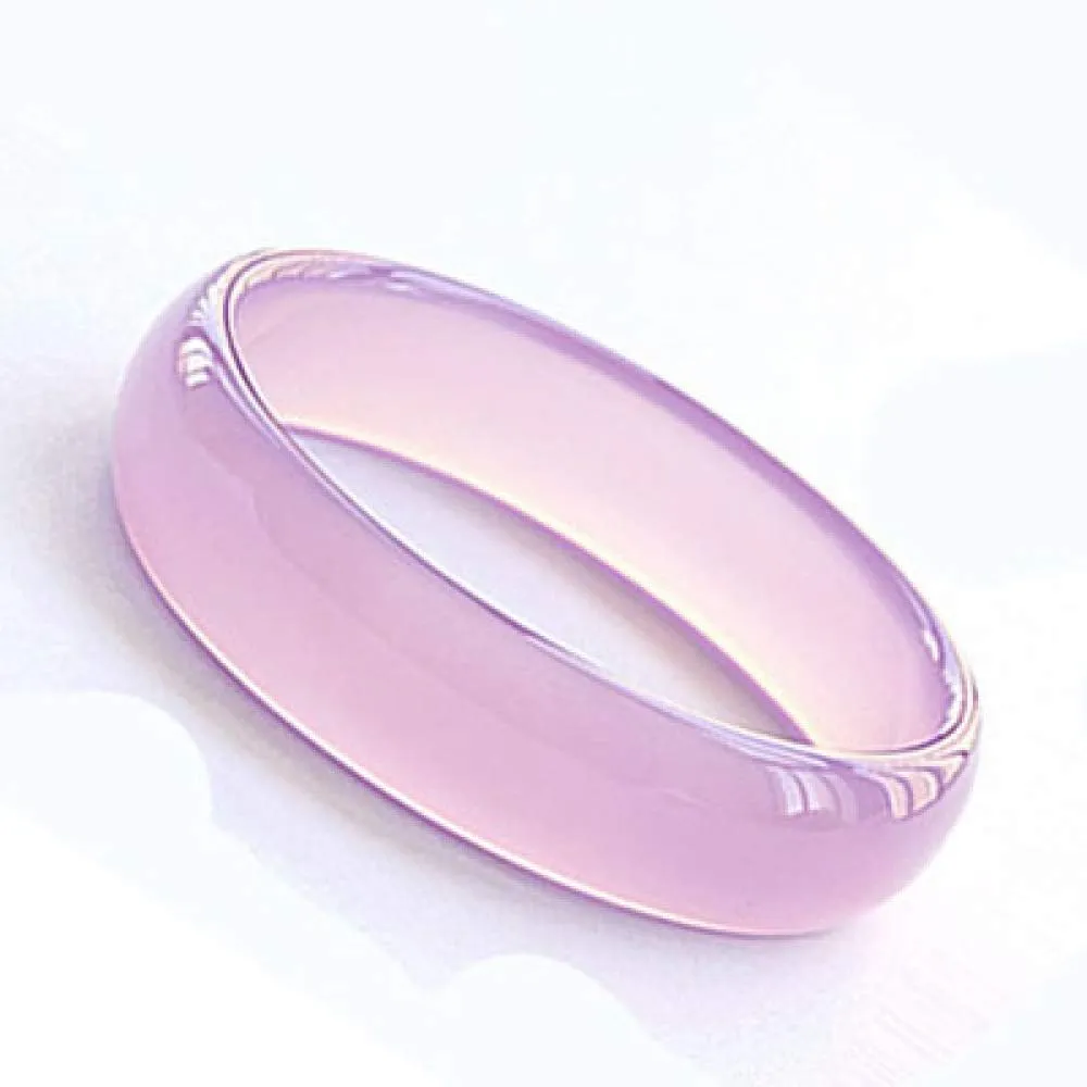 Women's Bracelet, Women's Bangle Bracelet, Pink Jade Bracelet, Hetian Jade, Agate and Chalcedony, Ladies Bracelet, Suitable As A for Women, Jewelry, 52-62mm,58mm,