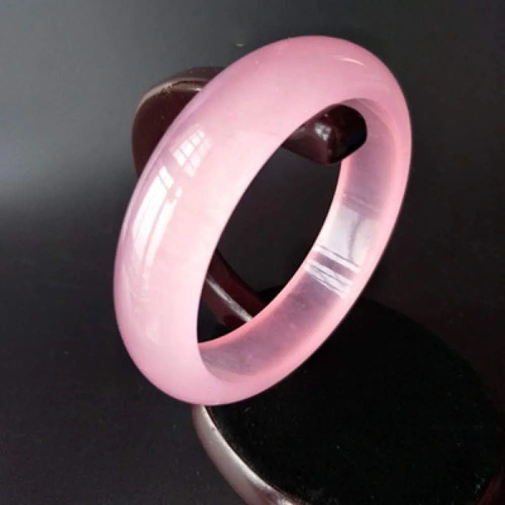 Women's Bracelet, Women's Bangles Bracelet, Pink Quartzite Jade Bracelet, Fashionable and Exquisite Jade, Suitable As A for Women, Jewelry, 54-62mm,58mm,