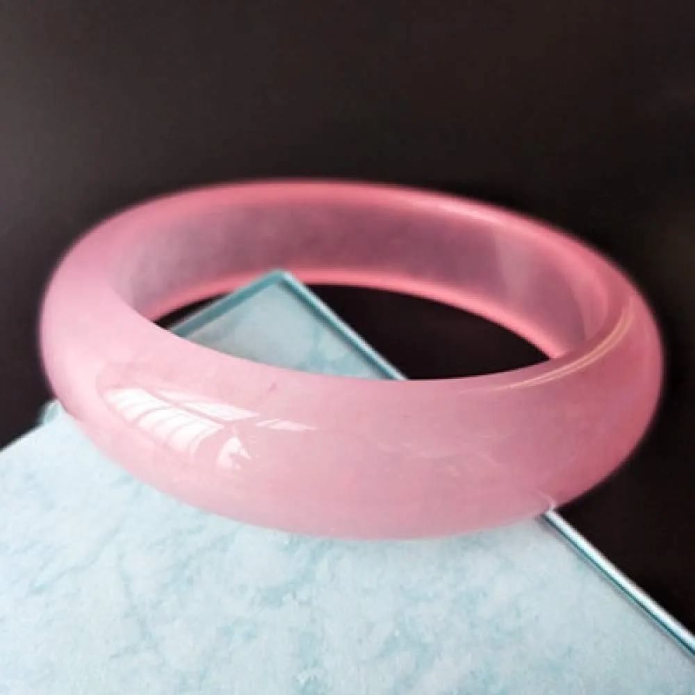 Women's Bracelet, Women's Bangles Bracelet, Pink Quartzite Jade Bracelet, Fashionable and Exquisite Jade, Suitable As A for Women, Jewelry, 54-62mm,58mm,