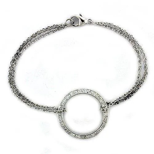 Women's Bracelets - LOAS1317 - High polished (no plating)