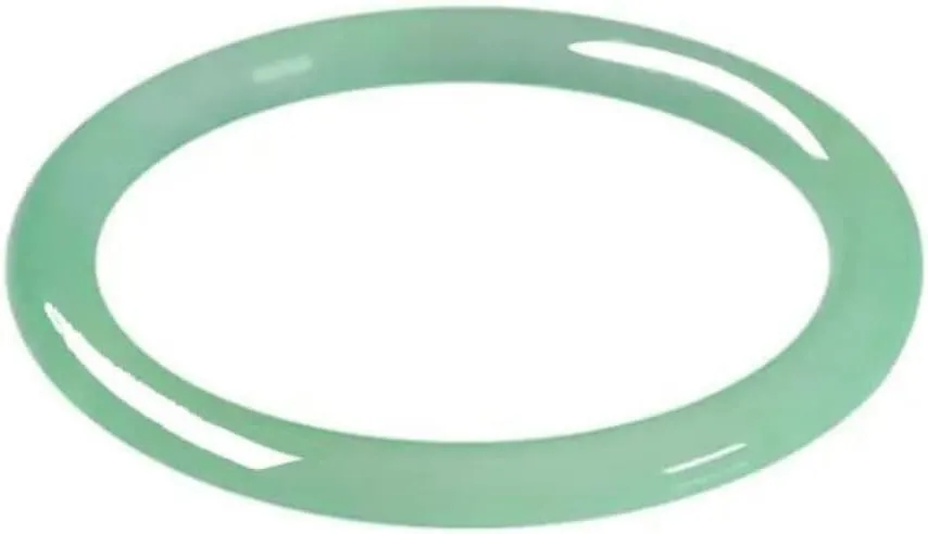 YASHUNJIA-Natural Jade Bangle, Light Green Jade Bangle