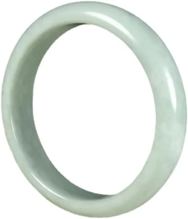 YASHUNJIA-Women's Jade Bangle Bracelet, Natural Jade Color, The for Family Or Friends, with Jewelry Box